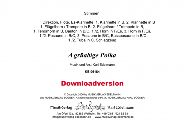 A grüabige Polka - Download